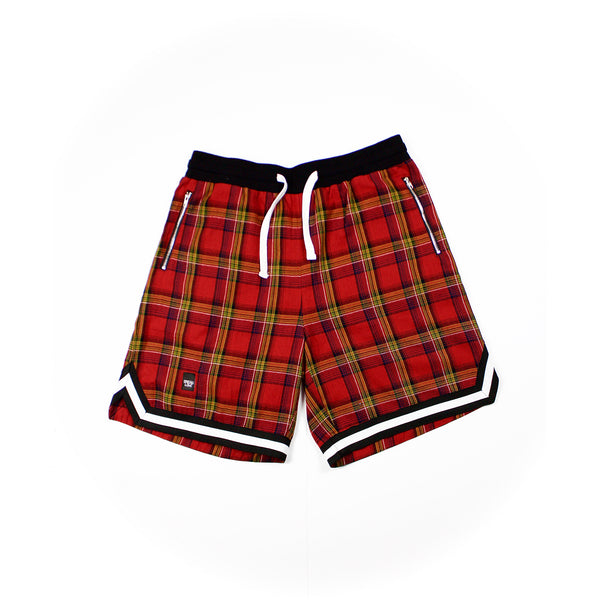Plaid basketball clearance shorts