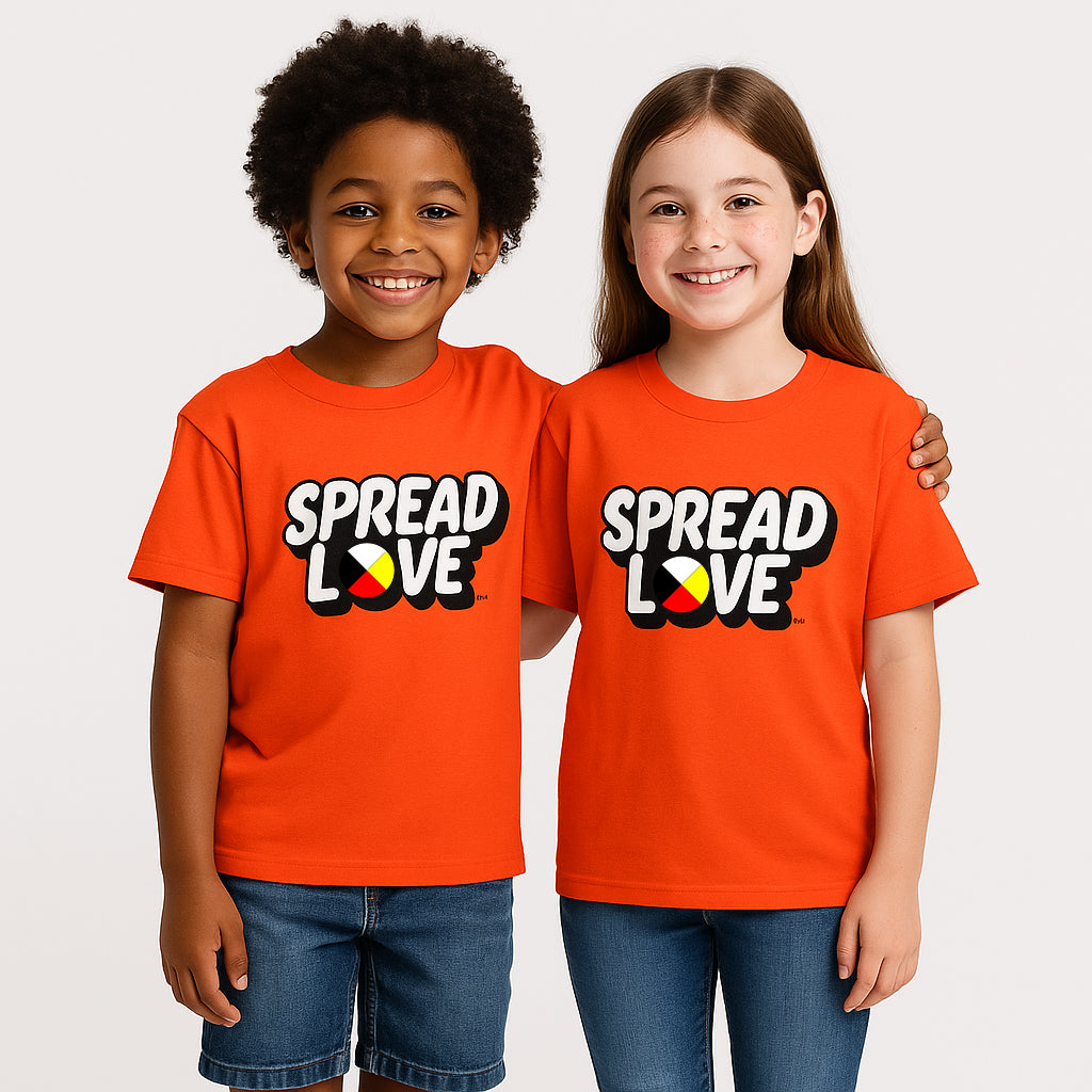 Spread Love Youth Indigenous Tee