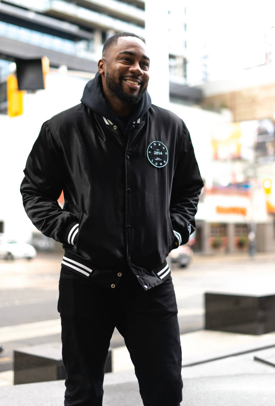 Spread Love Satin Bomber (PRE-ORDER)