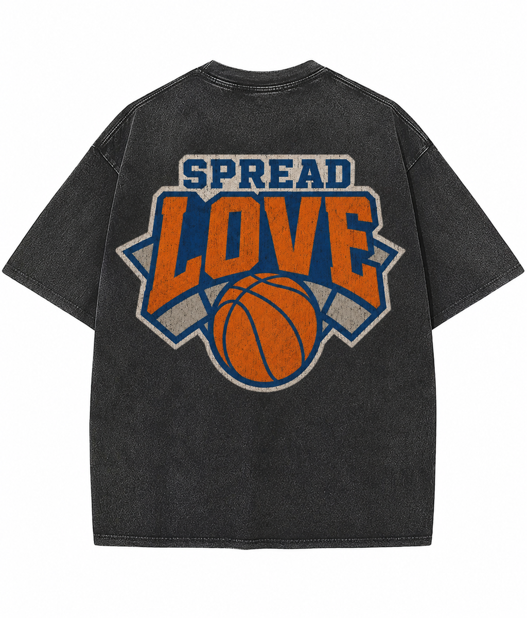 Spread Love™️ Oversize Vintage Basketball Tee (Pre-order June 14-21)
