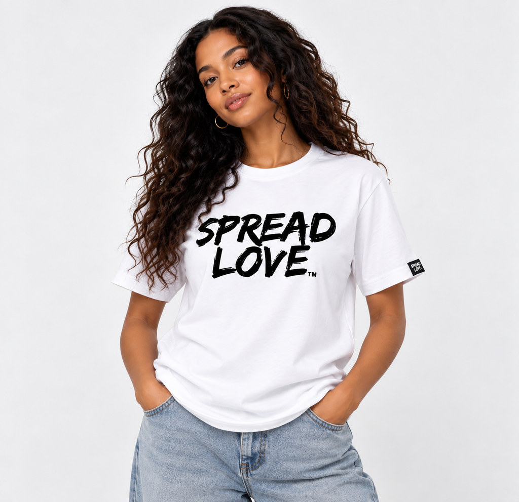 Spread Love Unisex Tee - White