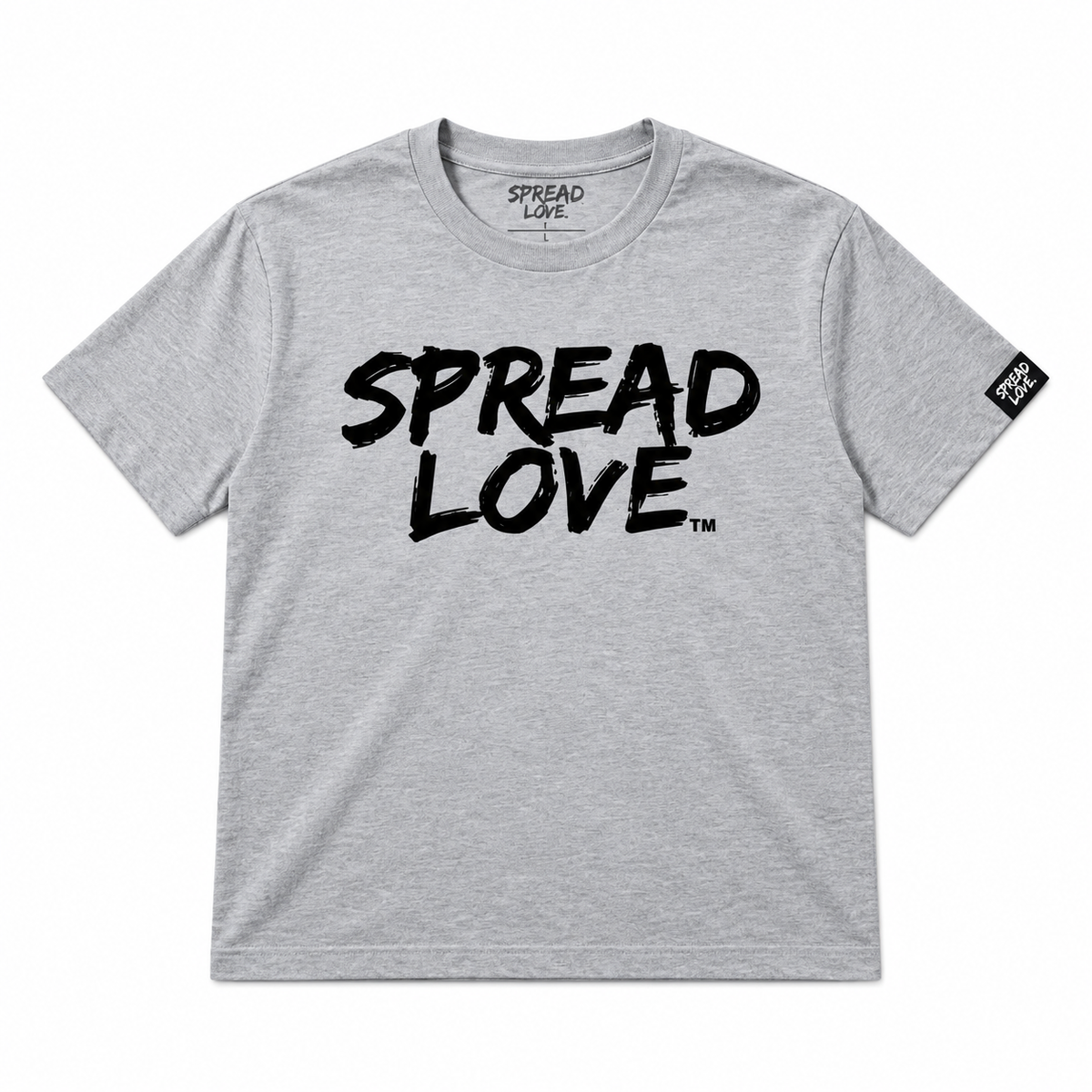 Spread Love Unisex Tee - Grey