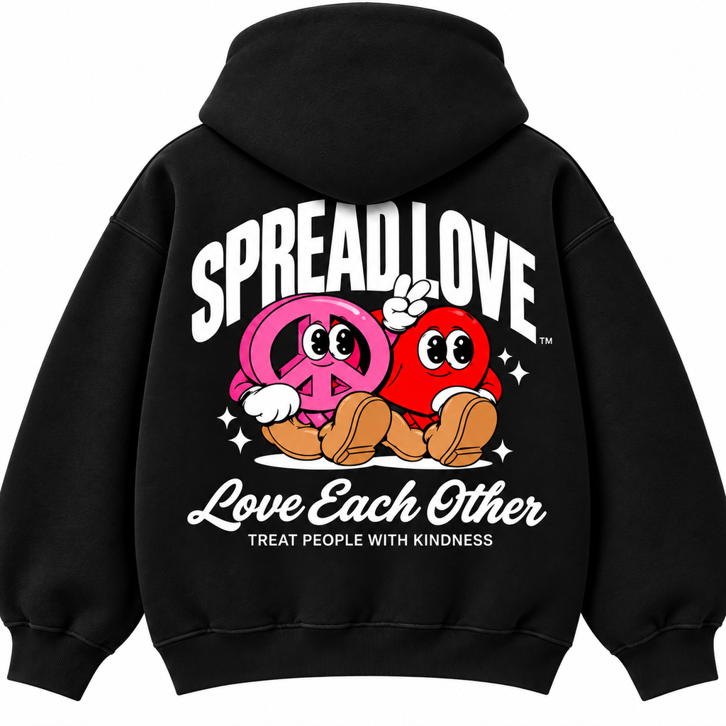 Spread Love™️ | Peace & Love Hoodie