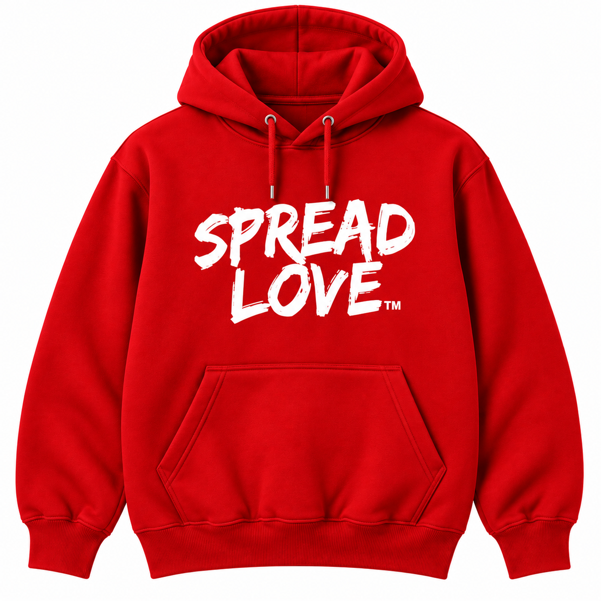 Spread Love Unisex Hoodie - Red