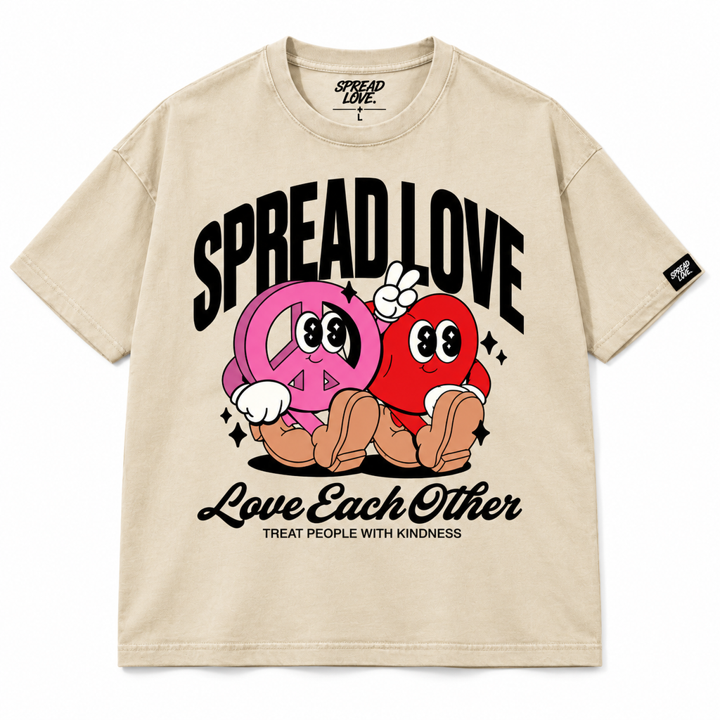 SL - Peace & Love Oversize Tee