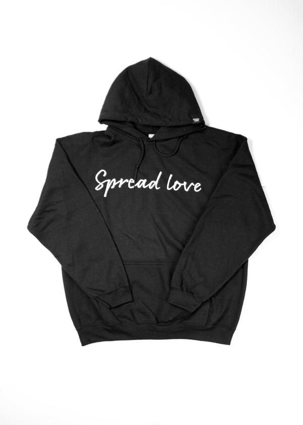 Spread Love Cursive Hoodie