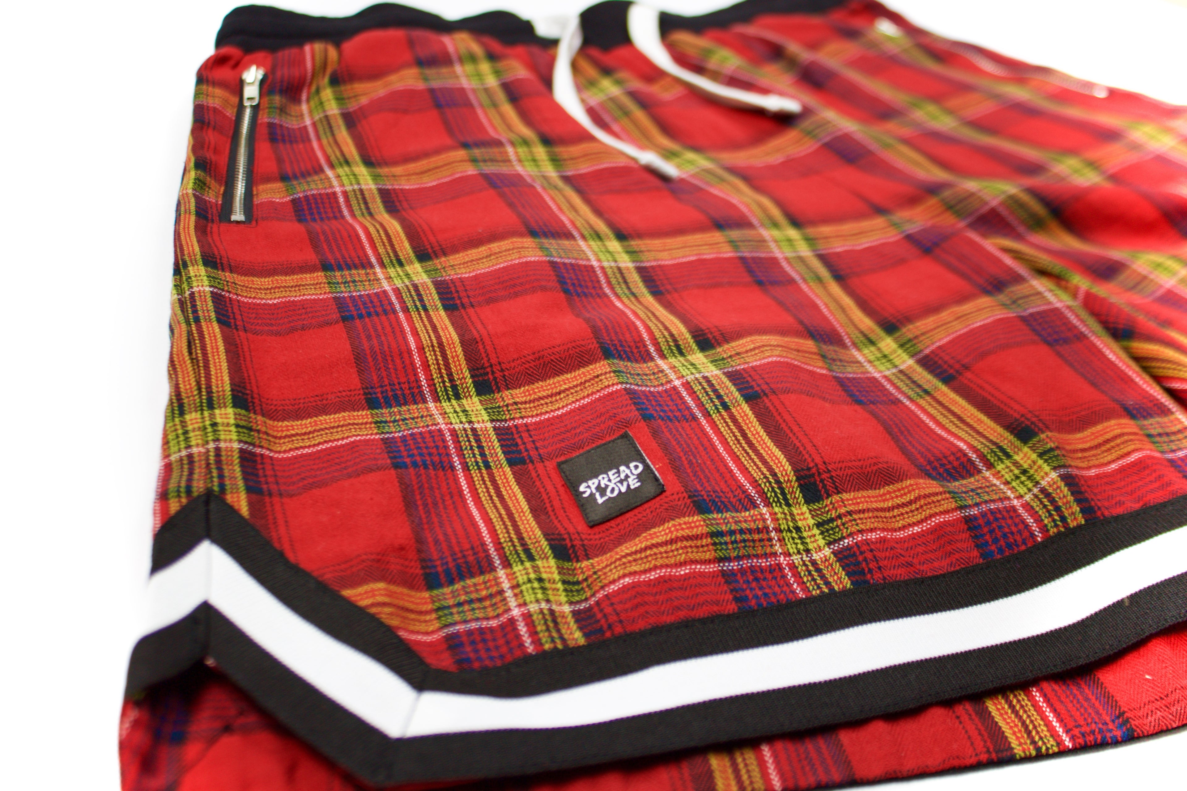 SL- Unisex Plaid Basketball Short