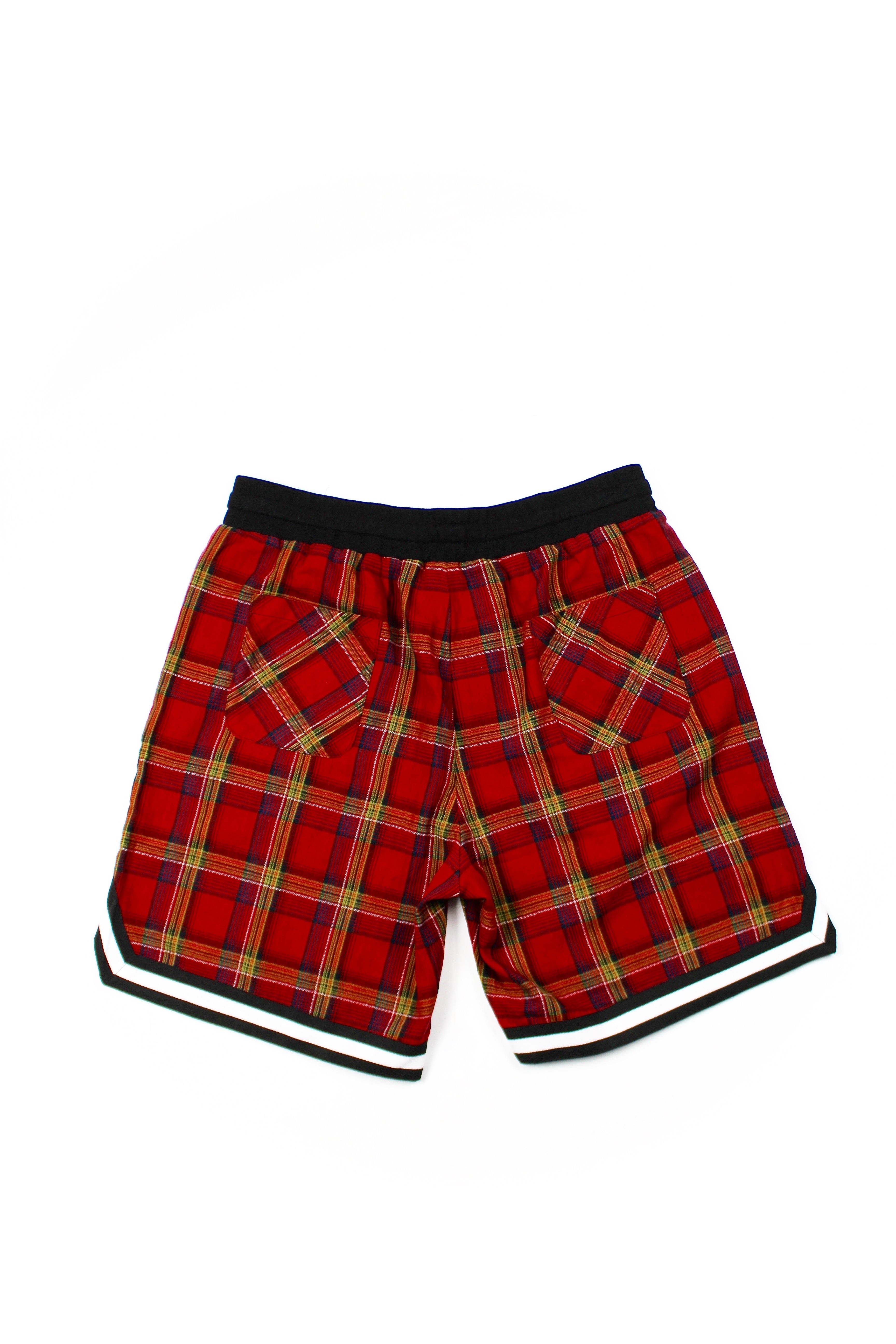 SL- Unisex Plaid Basketball Short